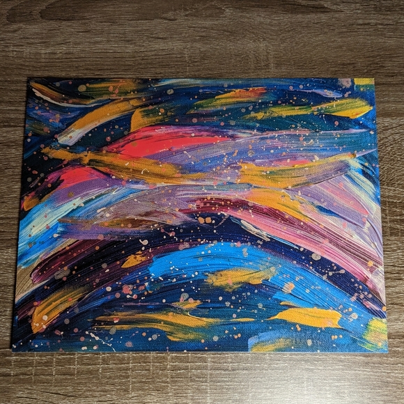 Poster Print - "Acrylic Cosmos" by RachelLee - Picture 2 of 4